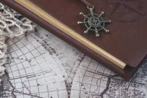 World Map Compass