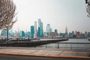 City Skyline Urban Park Waterfront City