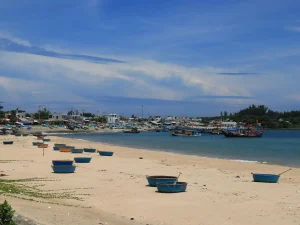 Coastal Town Fishing Boat Seaside Village