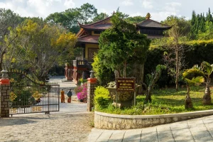 Temple Monastery Meditation Garden