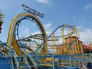 Theme Park Roller Coaster Castle Characters