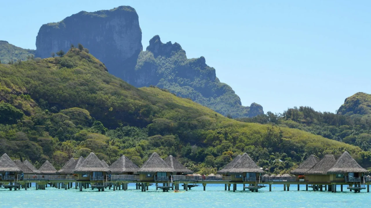 Bora Bora Lagoon Mount Otemanu
