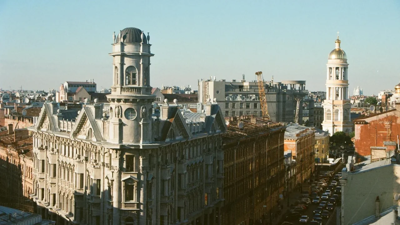 City Skyline Historic Street