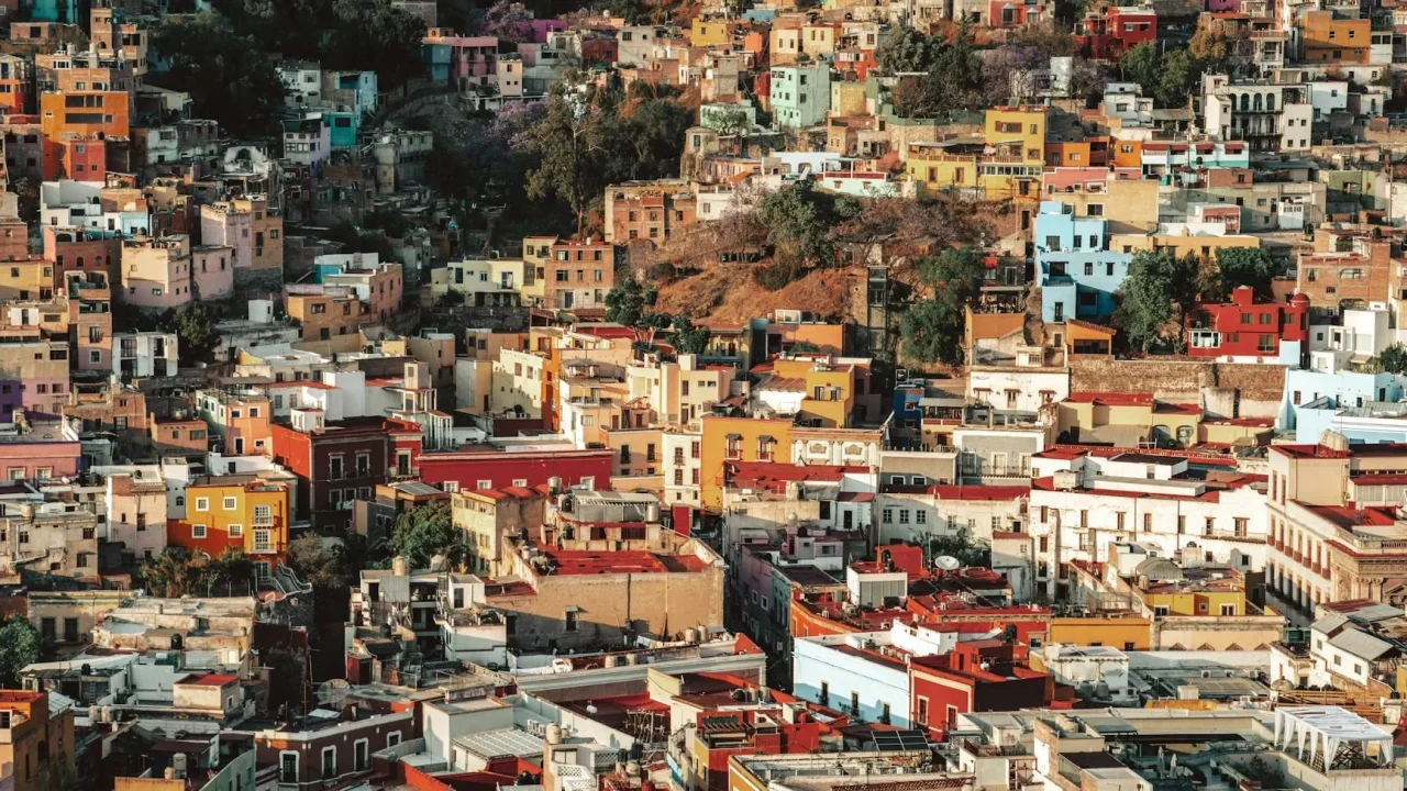 Latin America Colorful Town