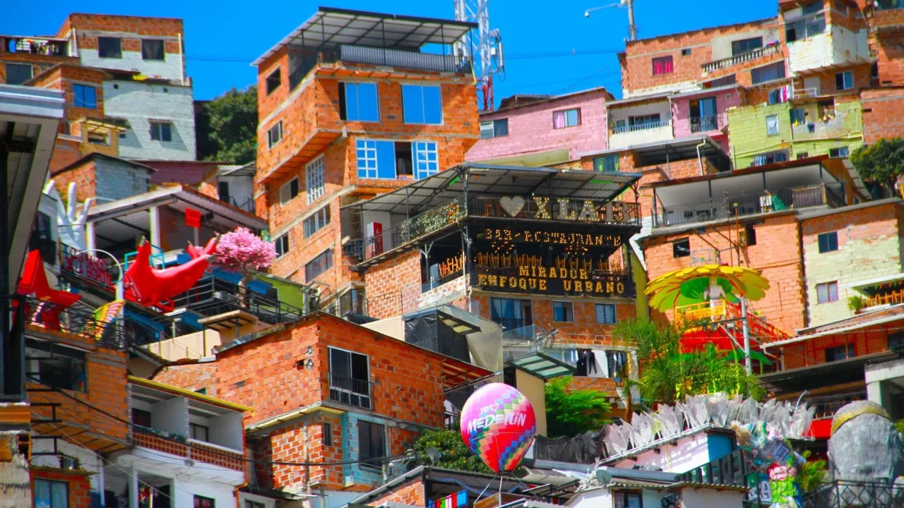 Medellin Cityscape Mexico City Street Art