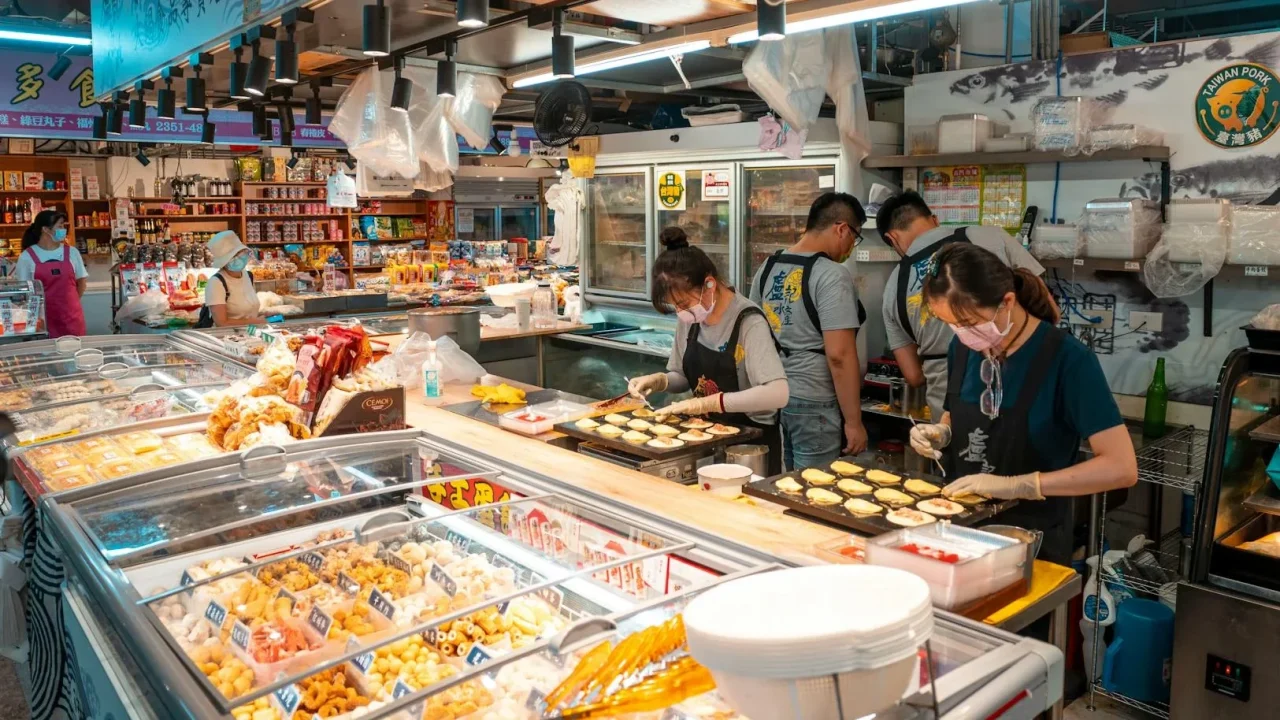 Street Food Grocery Store Cooking