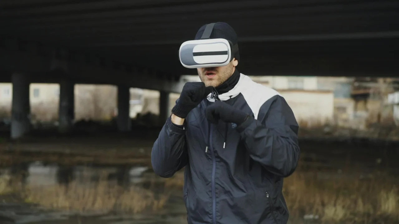 Travel Tech Digital Map Virtual Reality Headset