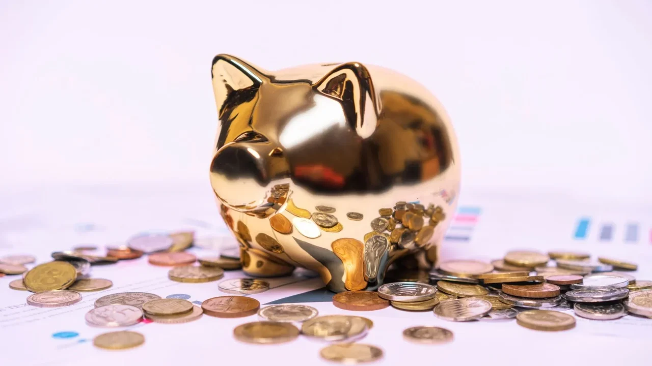 World Map Piggy Bank