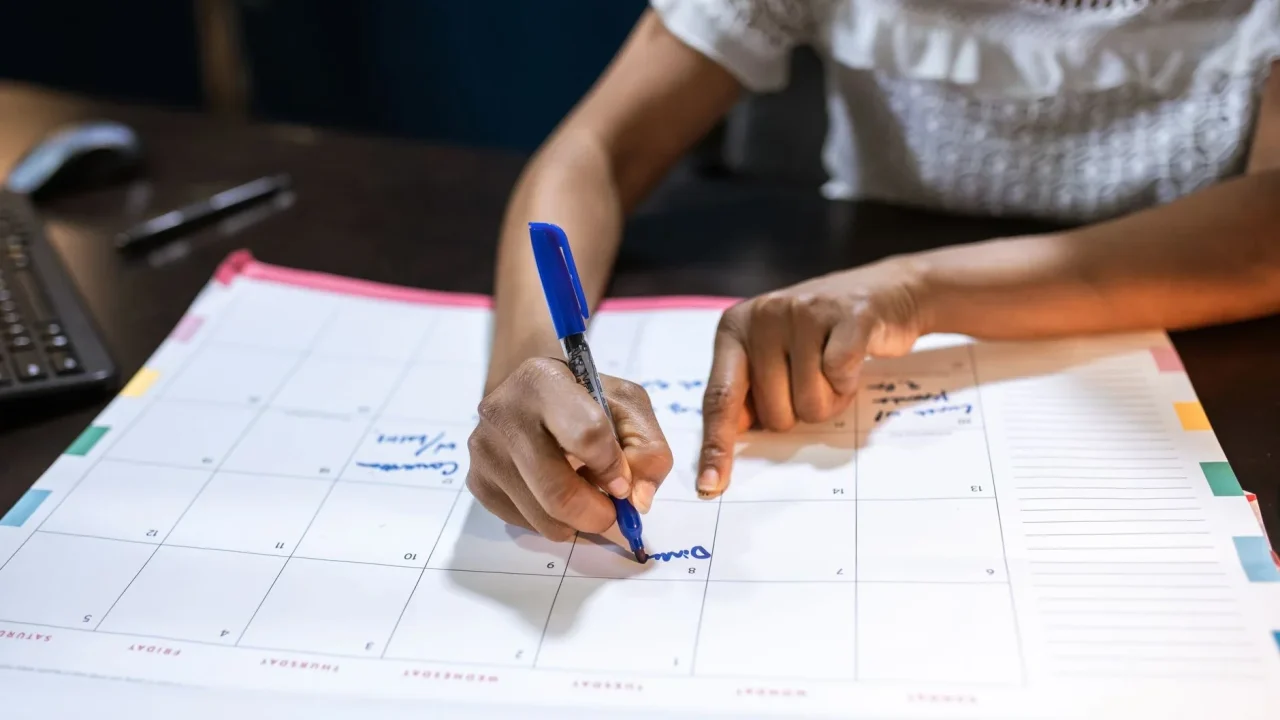 Calendar Schedule Clock
