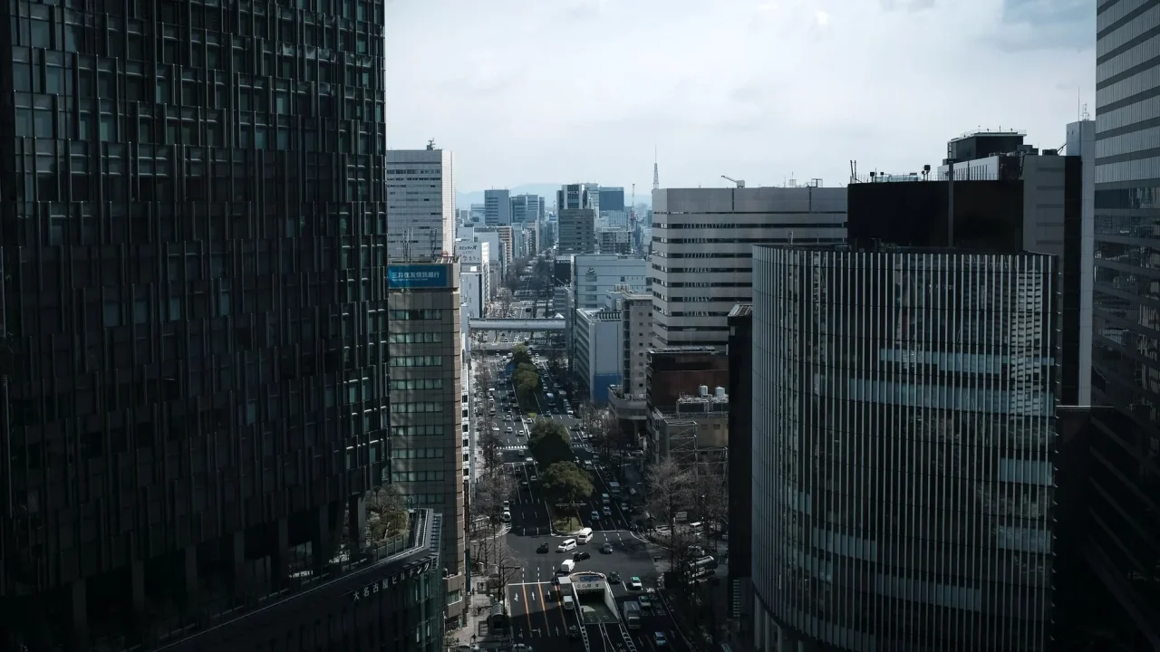 City Skyline Urban Street