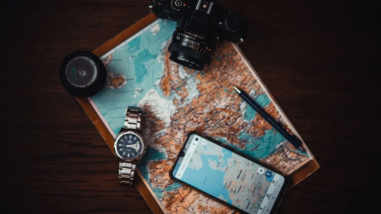Travel Bag Map
