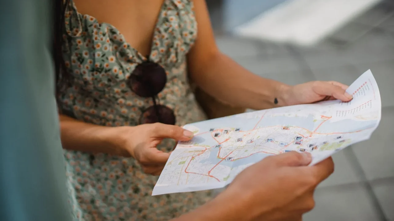 Travel Planning Couple Vacation
